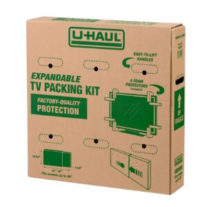 Heavy-Duty Expandable TV Moving Box - Medium