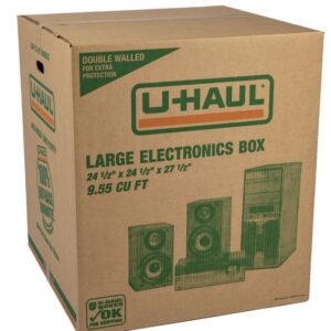 Large Electronics Moving Box